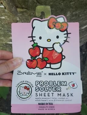 3/$30🌼 Limited Edition The Crème Shop x Hello Kitty Problem Solver Sheet Mask